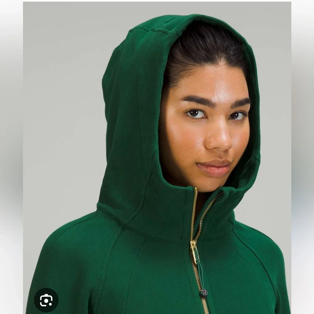 Lululemon Everglade Green/Gold Scuba Hoodie - Picture 2 of 5